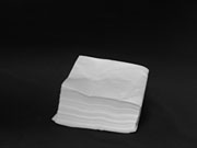 SPUNLACE WIPER 12"x13" (poly-pack) - White, cs/900