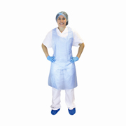 10-mic 28x46" Blue High Density Polyethylene Disposable Apron cs/1000