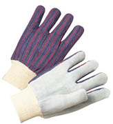 Standard Cowhide Palm Glove w/Knit Wrist (L) 12/pr