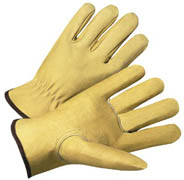 Driver's Glove, Premium Pigskin w/Keystone Thumb (S) tan 12/pr