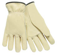 Driver's Glove, Premium Cowhide w/Keystone Thumb (M) 12/pr