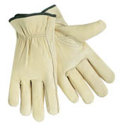 Driver's Glove, Select Cowhide w/Keystone Thumb (XL) tan 12/pr