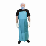 20-mil Green PVC Apron with String Ties & Belly Patch 36"x50" 1/ea
