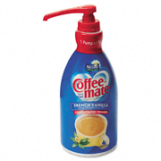 Nestle® Liquid Coffee Creamer, Pump Dispenser, French Vanilla - 625-ml, cs/3