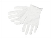 100% Cotton Inspection Gloves (men's) 12/pair