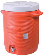 Rubbermaid® 10-gl Cooler  (orange) 1/ea