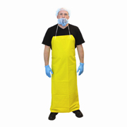 35-mil Yellow Vinyl Apron with Polyester Reinforced Backing 35x50" ea/1