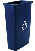 Slim Jiml® Recycling Container 23-gal. (Blue) 1/ea