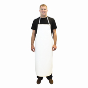 36x48” Medium Weight 14-oz White Hycar Apron 1/ea