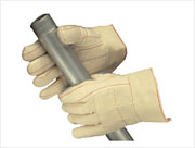400° 30-oz Hot Mill Heat ResistantGloves w/Band Top  Cuff 12/pr