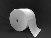 SPUNLACE WIPER 12X13 (roll) - White, 12"x13", cs/1100