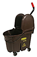 Brown WaveBrake®  35-qt. Mop Bucket & Down-Press Wringer Combo 1/ea