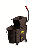 Brown WaveBrake®  35-qt. Mop Bucket & Side-Press Wringer Combo 1/ea