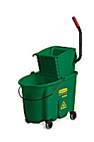 Green WaveBrake® 35-qt. Mop Bucket & Down-Press Wringer Combos 1/ea