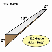 Edge Board Corner Protectors .120" x 2" x 2" x 18" skid / 5880