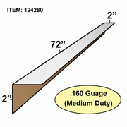 Edge Board Corner Protectors .160" x 2" x 2" x 72" skid / 1120