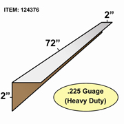 Edge Board Corner Protectors .225" x 2" x 2" x 72" skid / 770