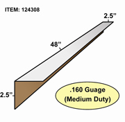 Edge Board Corner Protectors .160" x 2.5" x 2.5" x 48" skid / 1920