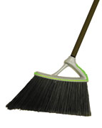 Angled Broom With Powder Coated Metal Handle 11"-Sweep