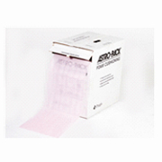 1/8"x24"x175' Pink Anti-Static Foam Roll Dispenser Pack 12"-perf