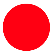Inventory Label 1.5" Red Circle roll/500