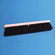 3" Medium Black Polypropylene Push Broom 18"