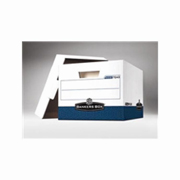 Economy File Corrugated Storage Box With Lid 15x12x10" Blue cs/12