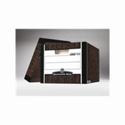 Economy File Corrugated Storage Box With Lid 15x12x10" Woodgrain cs/12