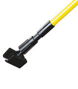 Clamp Mop Handle 60" Powder Coated Metal yellow 1/ea