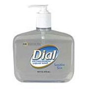 Liquid Dial® Antimicrobial Soap for Sensitive Skin 16 oz cs/12