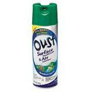 Oust® Surface Disinfectant & Air Sanitizer Clean, 12-oz, cs/12