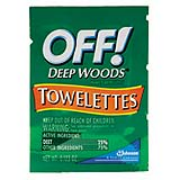 OFF! Deep Woods® Towelettes 6"x5.8", cs/144