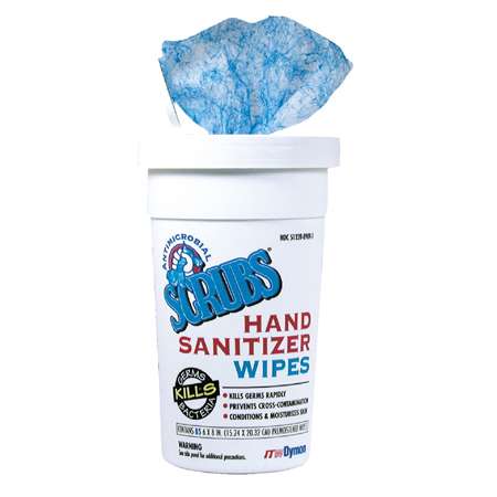 Antimicrobial SCRUBS® Hand Sanitizer Wipes cs/510