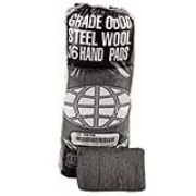 Industrial-Quality Steel Wool Hand Pads #0000 cs/192