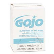 GOJO® Lather & Klean Body & Hair Shampoo - 800 ml, 1cs/2