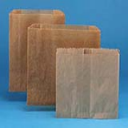 Kraft Waxed Paper Receptacle Liners - cs/500
