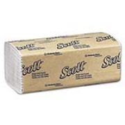 SCOTT® White Single-Fold Towels 16-paks per cs/4000