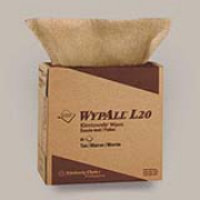 WYPALL* L20 Wipers - Brown, 9.1"x16.8", cs/880