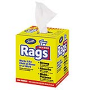 SCOTT® Rags in-a-Box - White, 10"x13", cs/1600
