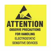 2x2"Attention Observe Precautions For Handling Label rl/500