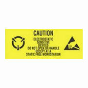 1x2-1/2" Caution Electrostatic Sensitive Devise Do Not Open  Label rl/500