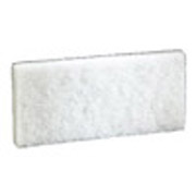 3M™ White 4-5/8 x 10-1/2" Cleaning Pad cs/20