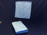 MICROFIBER CLOTH - Blue, 16"x16", cs/12