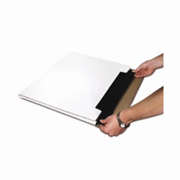20x16x1" White Corrugated Fold-Over Mailer 1/ea