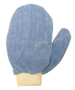 Microfiber Hand Mitt blue 1/ea