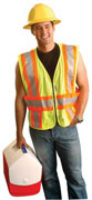 Safety Vest SC2TZ yellow (Y3/4X) 1/ea