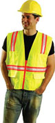 Non-ANSI Surveyor Safety Vest yellow (XL) 1/ea