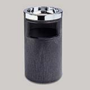 Smoking Urn/Trash Receptacle 2-gal. Black 1/ea