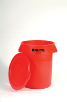 Lid for 32-gal. Round Brute® Container (Red) 1/ea