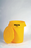 Lid for 32-gal. Round Brute® Container (Yellow) 1/ea